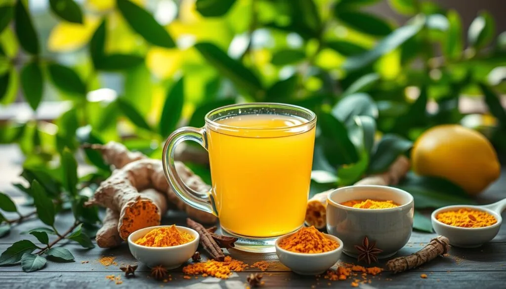 chá de açafrão​