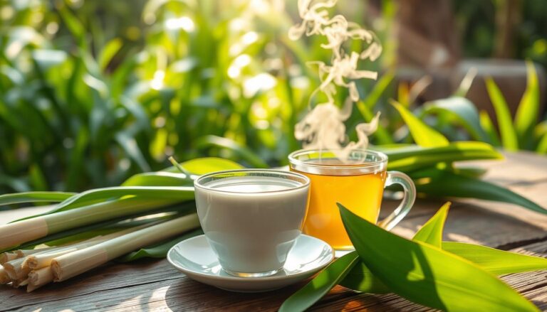 chá de capim limão​