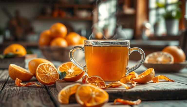 chá de casca de laranja​