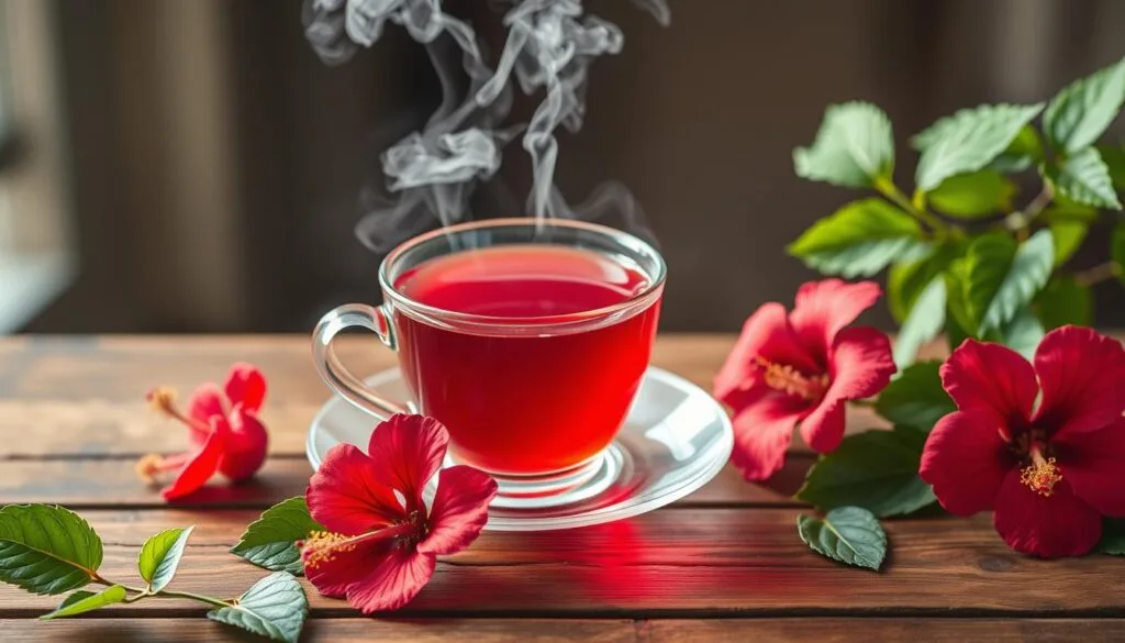 chá de hibisco
