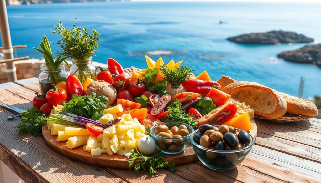 alimentos da dieta mediterrânea