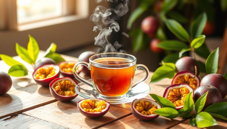 chá de casca de maracujá