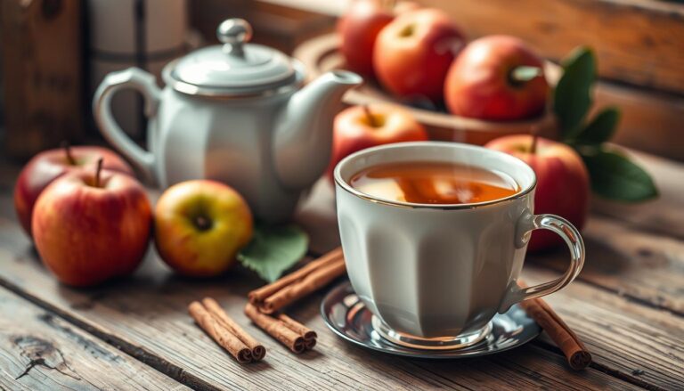 chá de maçã
