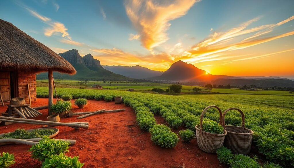 história do rooibos