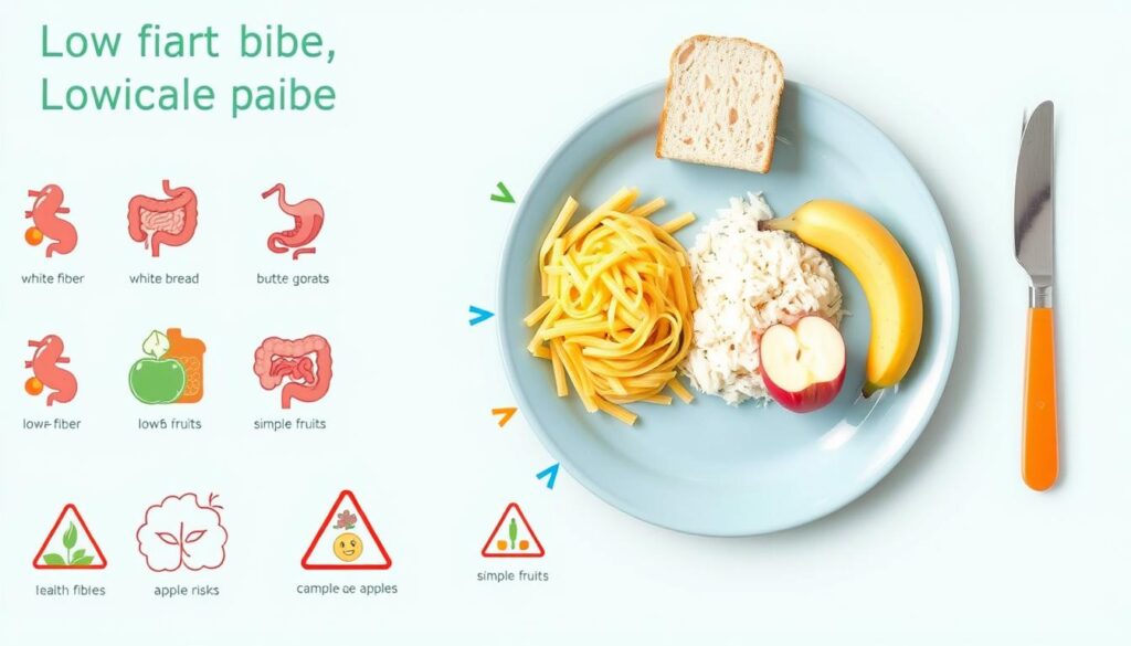 indicadores para dieta sem fibras