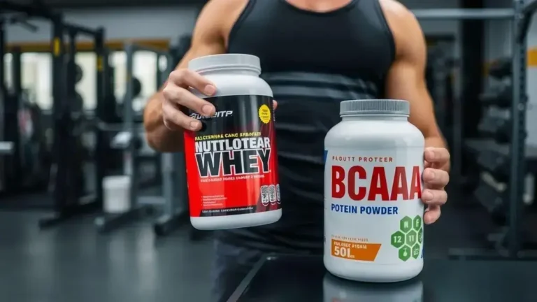 whey protein com BCAA: o que você precisa saber para ganhar massa